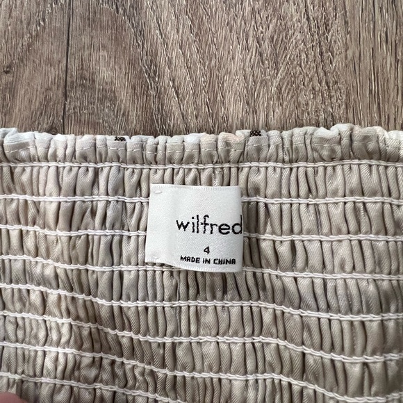 Wilfred New Classic Smock Back Plaid Mini Dress - Picture 6 of 12